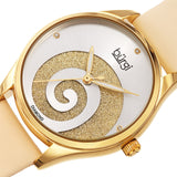 Burgi Swirl Quartz Diamond Silver Dial Ladies Watch BUR201YG - The Watches Men & Co #2