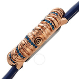 Burgi Twisted Bezel Quartz Crystal White Dial Ladies Watch BUR255BU - The Watches Men & Co #3