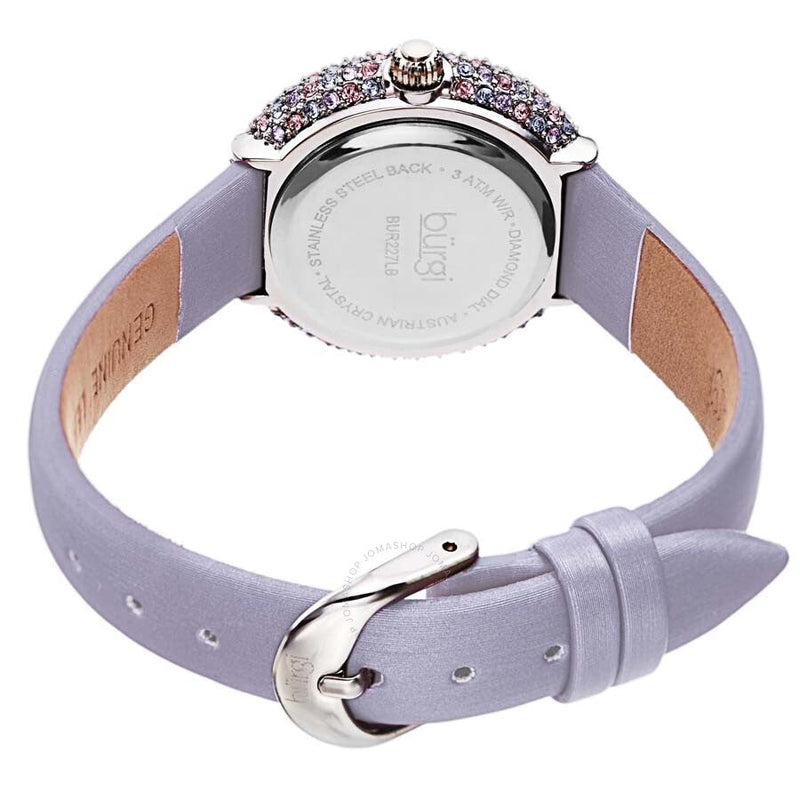 Burgi White Dial Ladies Watch BUR227LB - The Watches Men & Co #4