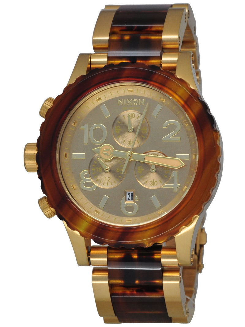 Nixon 42-20 Chrono Gold & Molasses Women's Watch A037-1424