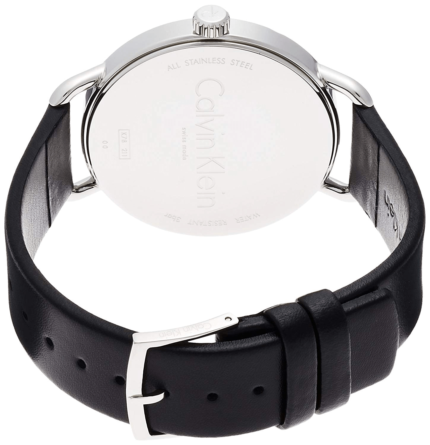 Stainless steel caseback of Calvin Klein City Lady watch K2G23107
