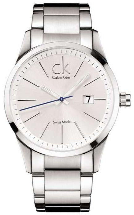 Calvin Klein K2246120 men's watch with silver dial and stainless steel bracelet