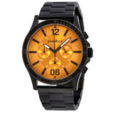 Caravelle By Bulova Chronograph Orange Dial Men's Watch 45A108