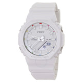 Casio Alarm World Time Quartz Analog-Digital White Dial Ladies Watch GMAP2100IT-7A - The Watches Men & Co