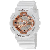 Casio Baby G White Resin Ladies Watch BA110-7A1 - The Watches Men & Co