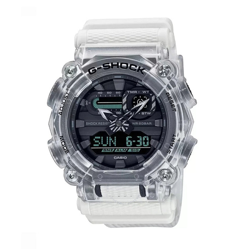 Casio G-Shock Alarm World Time Quartz Analog-Digital Black Dial Watch GA-900SKL-7ADR - The Watches Men & Co