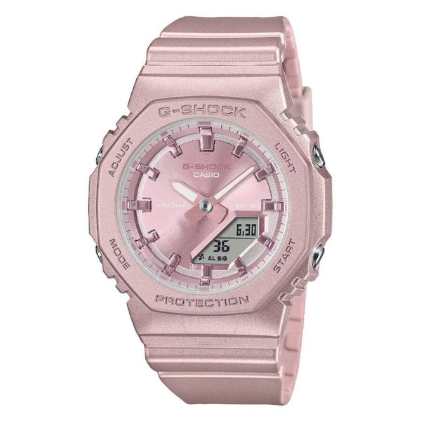 Casio G-Shock Alarm World Time Quartz Analog-Digital Ladies Watch GMA-P2100ST-4ADR - The Watches Men & Co
