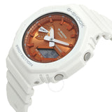 Casio G-SHOCK Alarm World Time Quartz Analog-Digital Orange Dial Watch GMA-S2100WS-7A - The Watches Men & Co #2