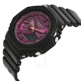 Casio G-SHOCK Alarm World Time Quartz Analog-Digital Pink Dial Ladies Watch GMA-S2100RB-1A - The Watches Men & Co #2