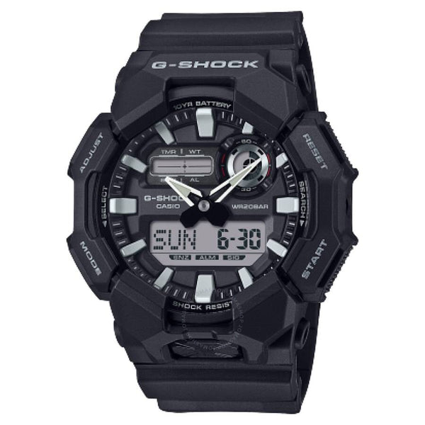 Casio G-Shock Alarm World Time Quartz Analog-Digital Watch GA-010-1ADR - The Watches Men & Co