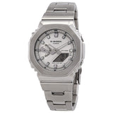 Casio G-Shock G-Steel 2100 Series Silver-tone Dial Men's Watch GM2110D-7A - The Watches Men & Co