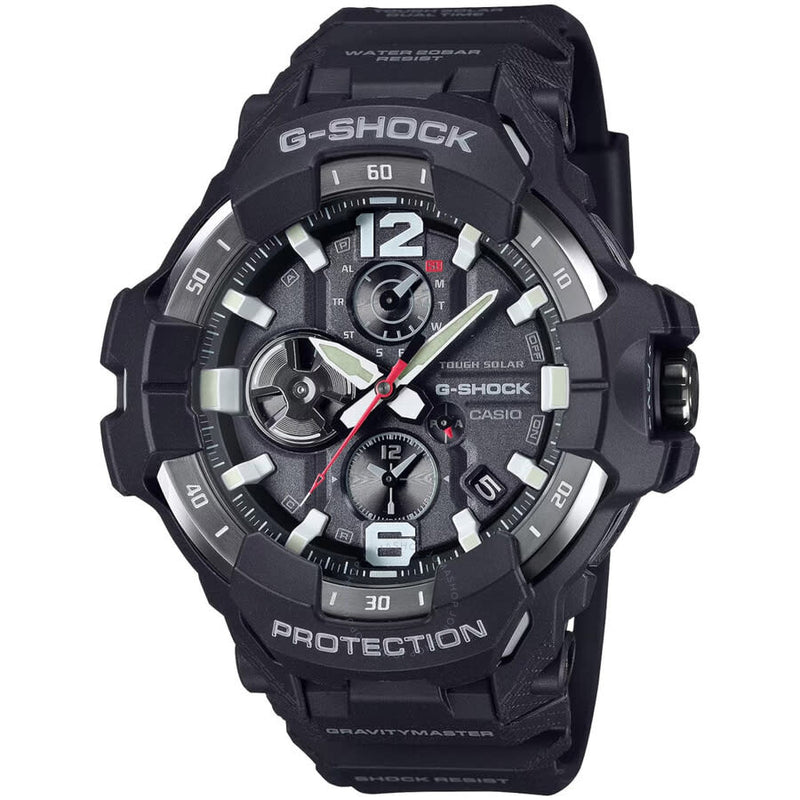 Casio G-Shock Master Of G - Air Alarm World Time Black Dial Watch GR-B300-1A - The Watches Men & Co