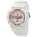 Casio G-Shock Perpetual Alarm World Time Chronograph Quartz Analog-Digital Ladies Watch GMA-S120SR-7A - The Watches Men & Co