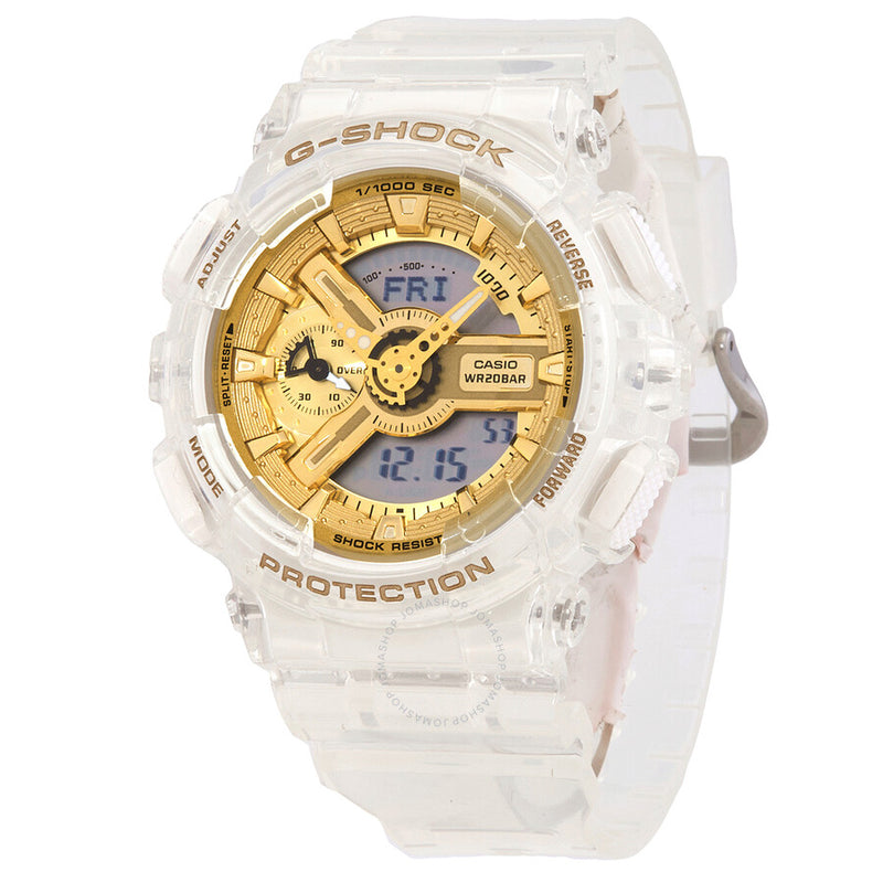 Casio G-SHOCK Quartz Analog-Digital Gold Dial Ladies Watch GMA-S110SG-7A - The Watches Men & Co