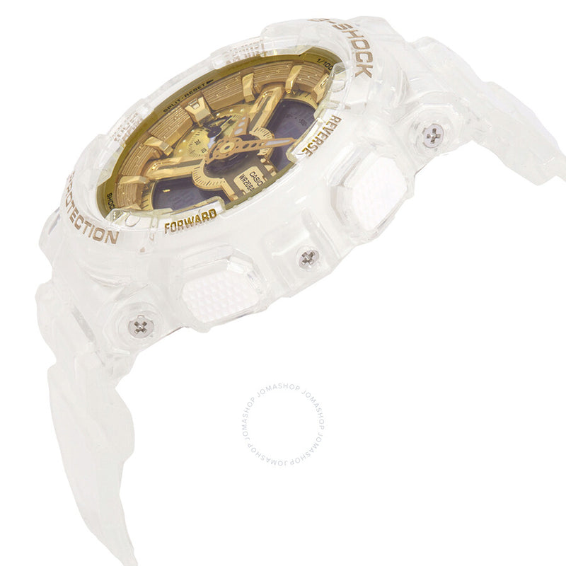 Casio G-SHOCK Quartz Analog-Digital Gold Dial Ladies Watch GMA-S110SG-7A - The Watches Men & Co #2