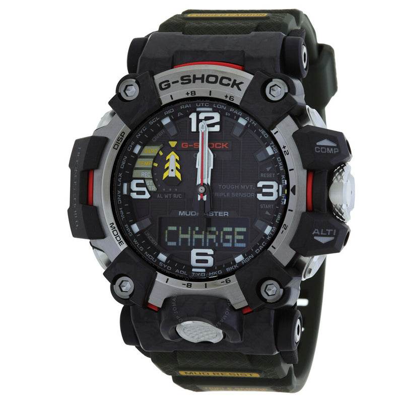 Casio G-SHOCK World Time Quartz Analog-Digital Black Dial Men's Watch GWG2000-1A3 - The Watches Men & Co