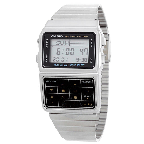 Casio Quartz Digital Databank Calculator Watch DBC-611-1 - The Watches Men & Co