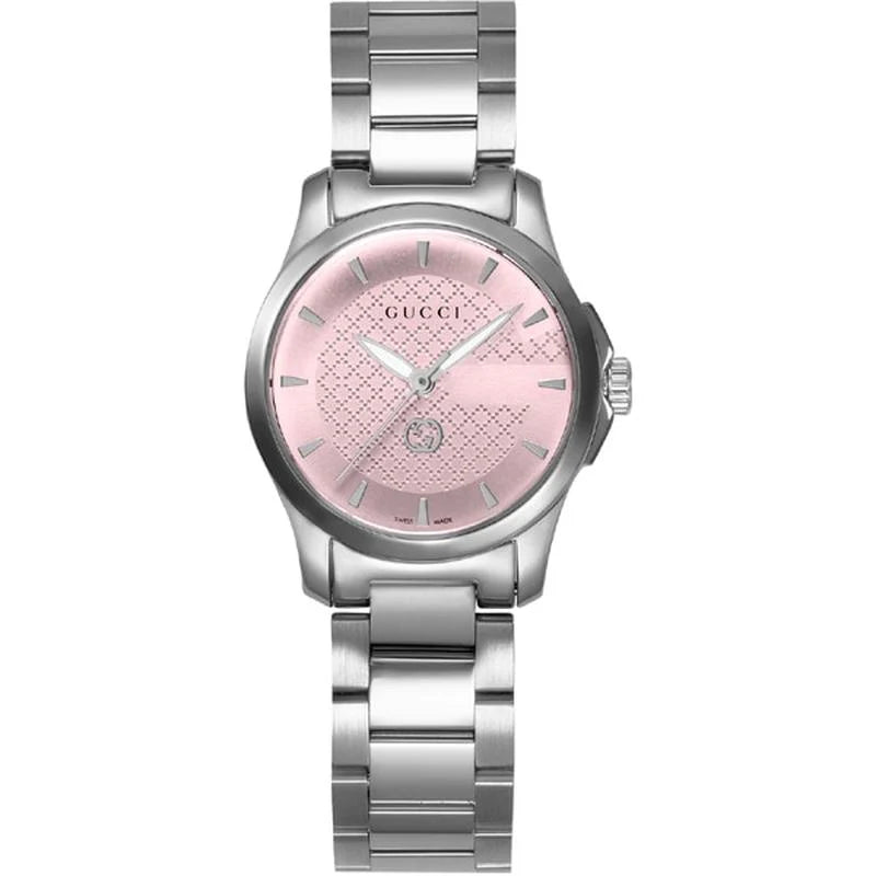 Gucci G-Timeless YA1265047 Women's Pink Dial Watch