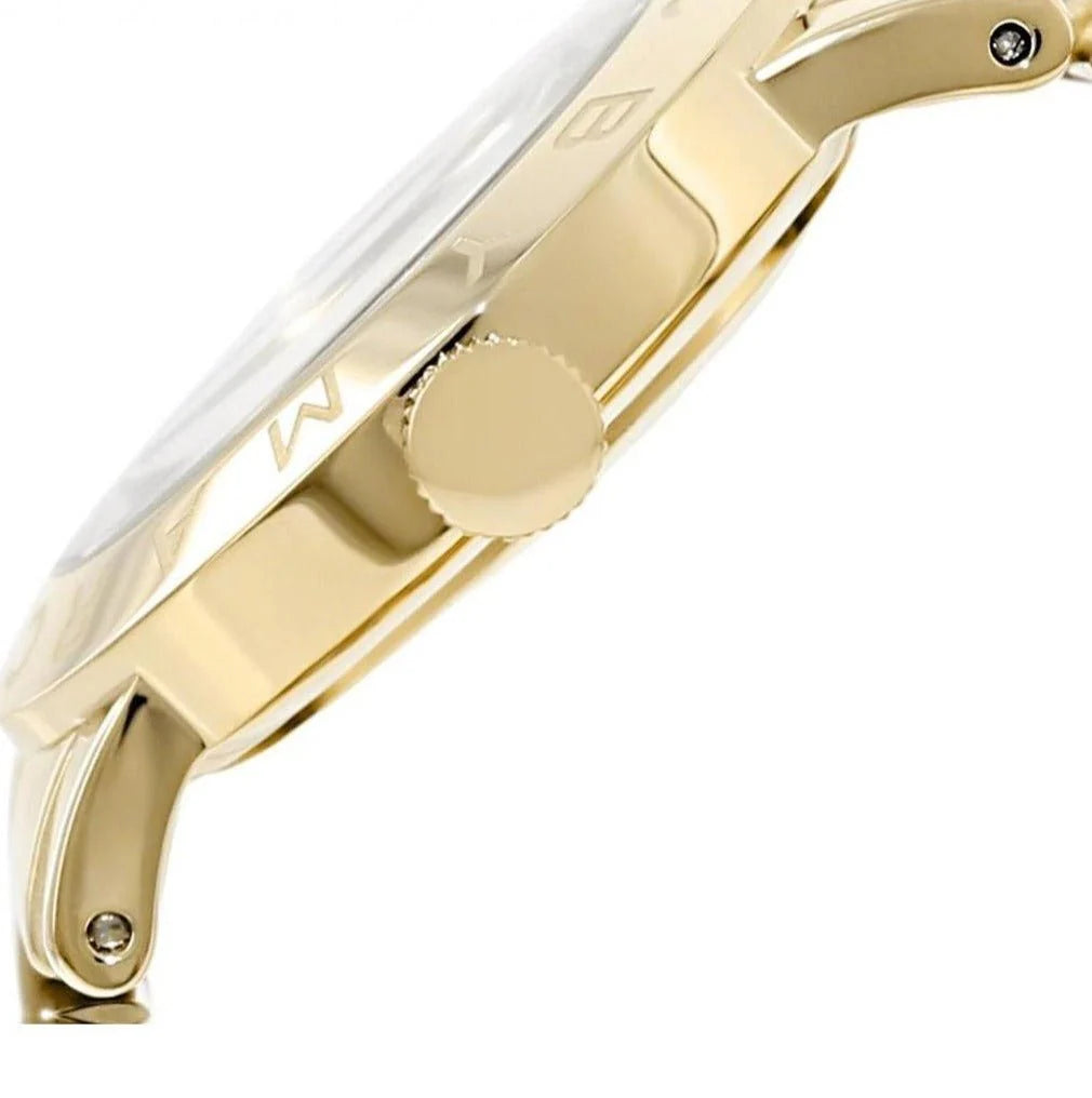 Marc By Marc Jacobs Amy Turquoise Dial Gold Plated Watch MBM8624