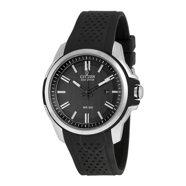 Citizen AR Eco-Drive Black Dial Men's Watch AW1150-07E - The Watches Men & Co