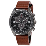 Citizen AR Eco-Drive Chronograph Black Dial Men's Watch AT2447-01E - The Watches Men & Co