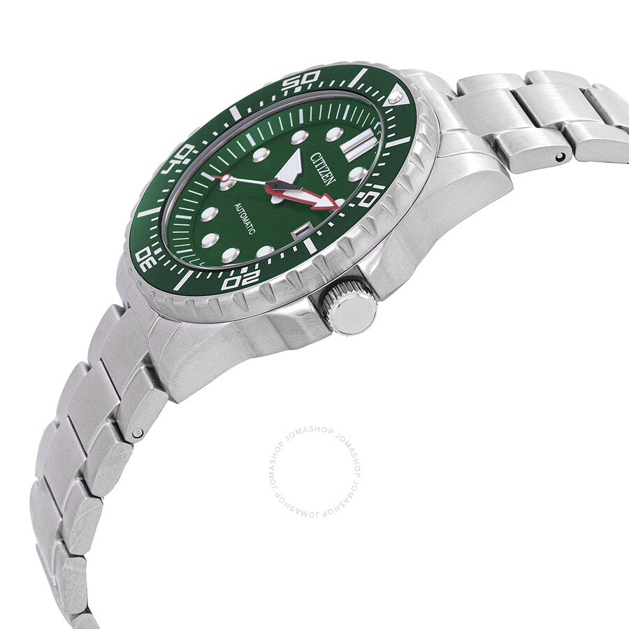 Citizen Automatic Green Dial Watch NJ0129-87X - The Watches Men & Co #2
