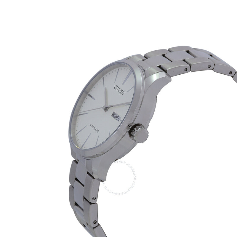 Citizen Automatic White Dial Men's Silver-toned Watch NH8350-83A - The Watches Men & Co #2