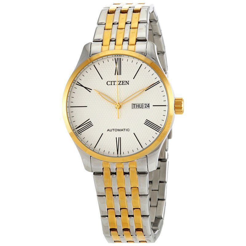 Citizen Automatic White Dial Two-tone Men's Watch NH8354-58A - The Watches Men & Co