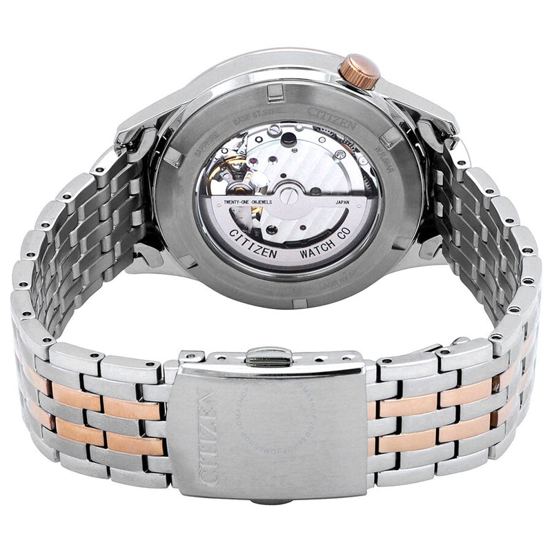 Citizen Automatic White Dial Two-Tone Men's Watch NH9136-88A - The Watches Men & Co #3
