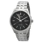 Citizen Black Dial Eco-Drive Men's Stainless Steel Watch BM7560-59E - The Watches Men & Co