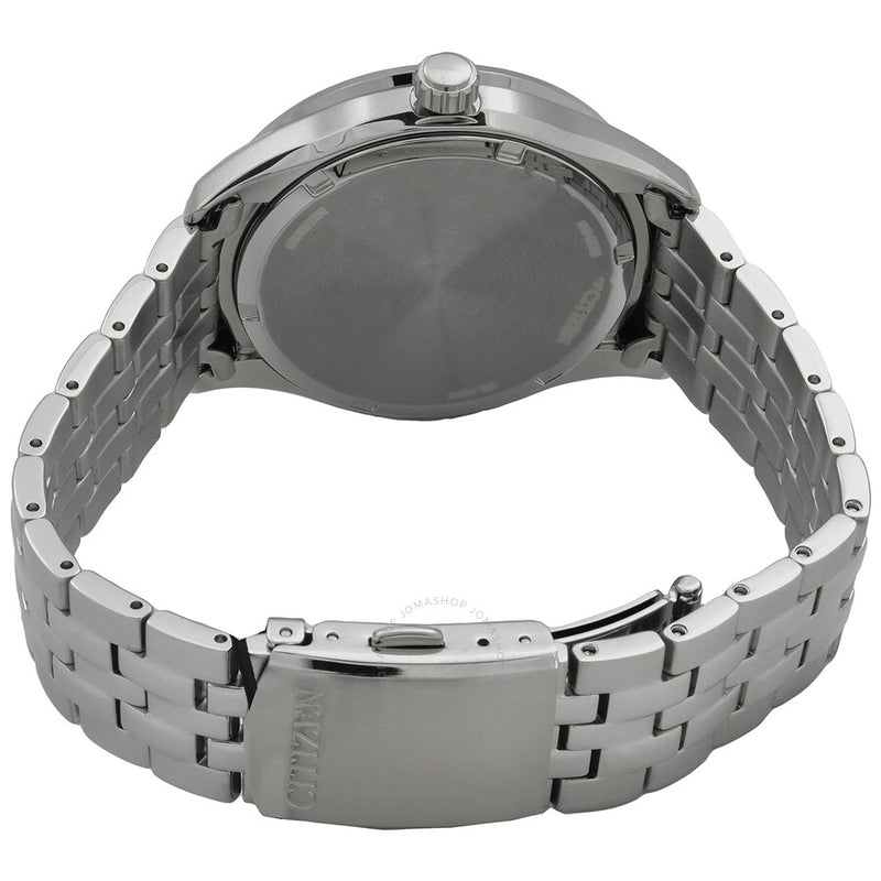 Citizen Black Dial Eco-Drive Men's Stainless Steel Watch BM7560-59E - The Watches Men & Co #3