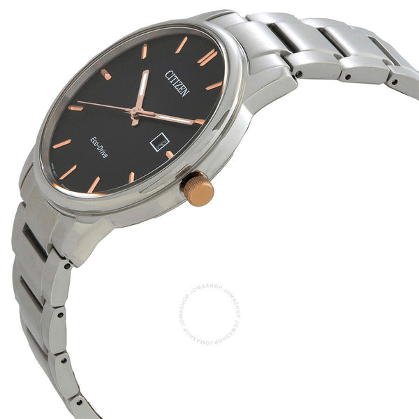 Citizen Black Dial Stainless Steel Band Men's Watch Bm6977-70E - The Watches Men & Co #2