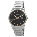 Citizen Black Dial Stainless Steel Band Men's Watch Bm6977-70E - The Watches Men & Co