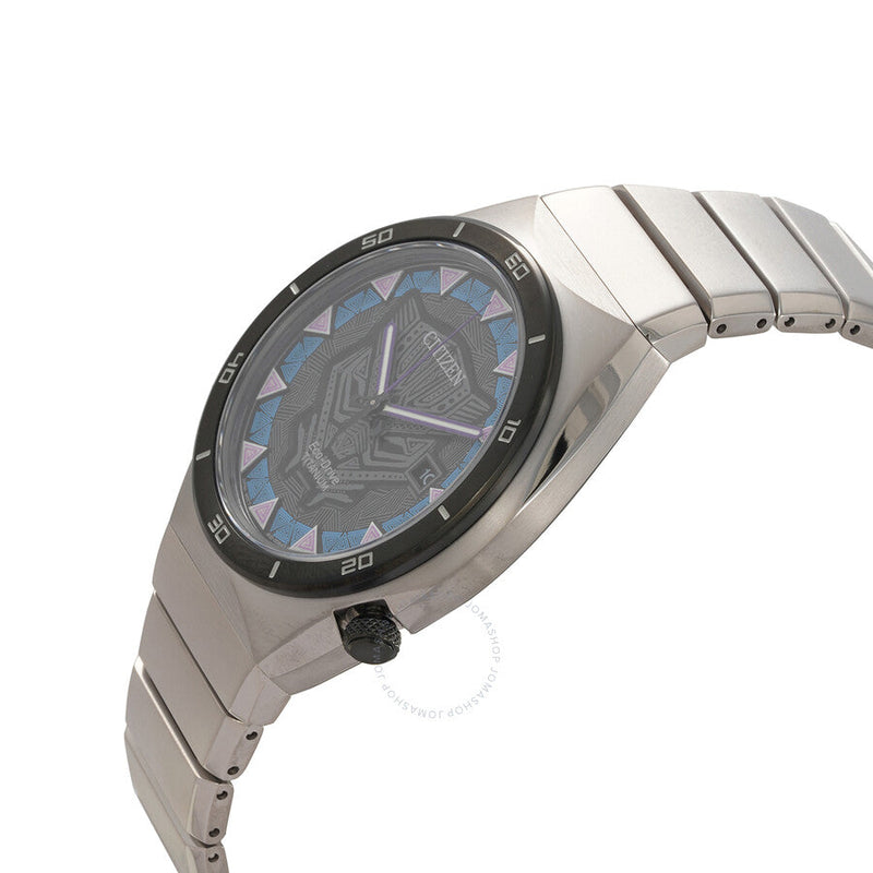 Citizen Black Panther Eco-Drive Black Dial Men's Watch AW1668-50W - The Watches Men & Co #2