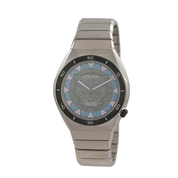 Citizen Black Panther Eco-Drive Black Dial Men's Watch AW1668-50W - The Watches Men & Co