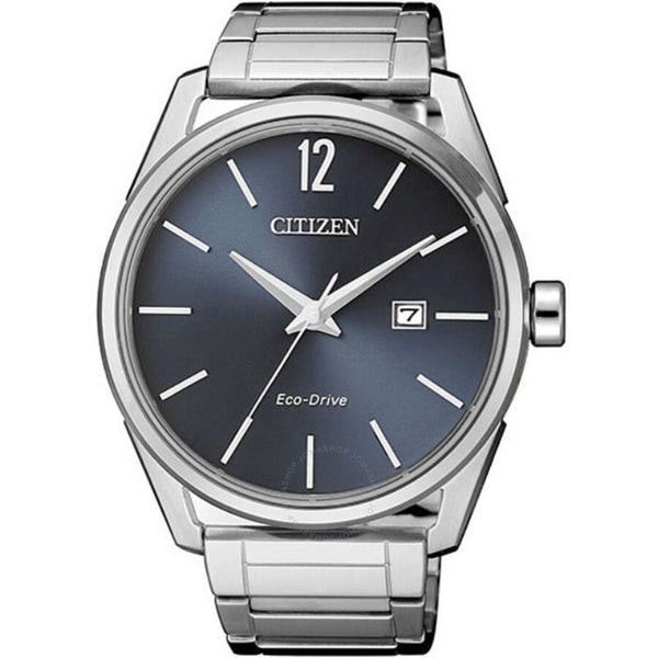 Citizen Eco-Drive Blue Dial Stainless Steel Men's Watch BM7411-83H - The Watches Men & Co