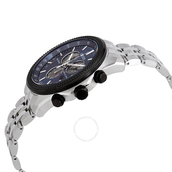 Citizen Brycen Perpetual Chronograph Blue Dial Men's Watch BL5568-54L - The Watches Men & Co #2
