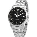 Citizen Brycen World Time Black Dial Stainless Steel Men's Watch BX1000-57E - The Watches Men & Co