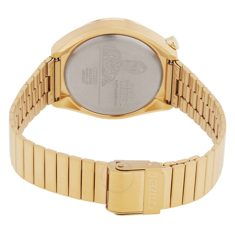 Citizen C-3PO Star Wars Chronograph Quartz Gold Dial Men's Watch AN3662-51W - The Watches Men & Co #3