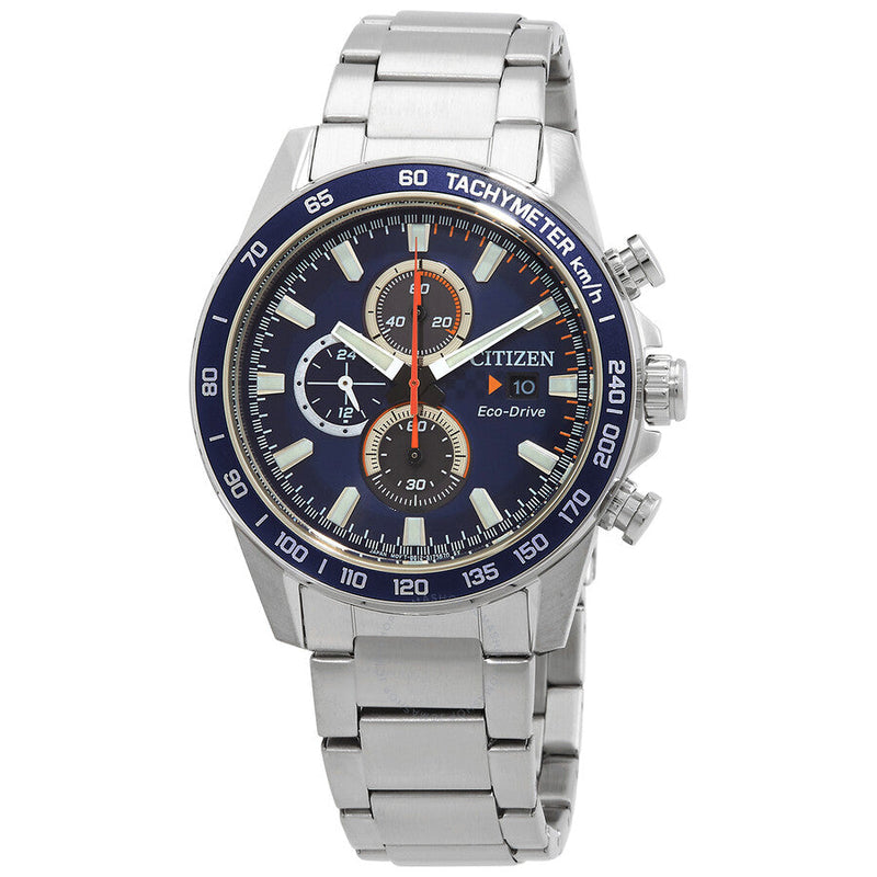 Citizen Chronograph Blue Dial Men's Watch CA0781-84L - The Watches Men & Co