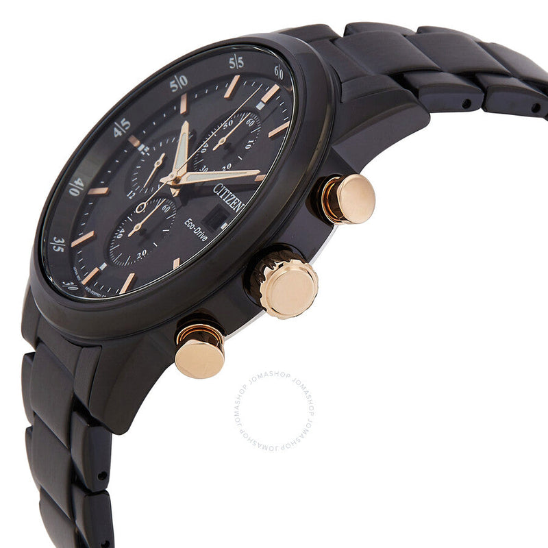 Citizen Chronograph Eco-Drive Black Dial Men's Watch CA0746-85E - The Watches Men & Co #2