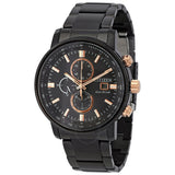 Citizen Chronograph Eco-Drive Black Dial Men's Watch CA0846-81E - The Watches Men & Co