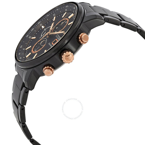 Citizen Chronograph Eco-Drive Black Dial Men's Watch CA0846-81E - The Watches Men & Co #2