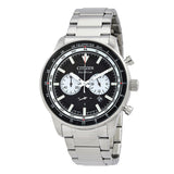 Citizen Chronograph Eco-Drive Black Dial Men's Watch CA4500-91E - The Watches Men & Co