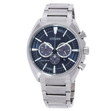 Citizen Chronograph Eco-Drive Blue Dial Men's Watch CA4288-86L - The Watches Men & Co