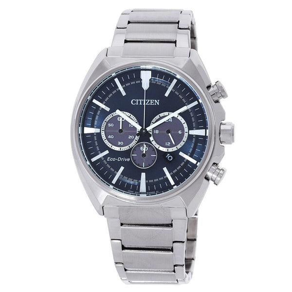 Citizen Chronograph Eco-Drive Blue Dial Men's Watch CA4288-86L - The Watches Men & Co