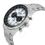 Citizen Chronograph Eco-Drive White Dial Men's Watch CA4500-91A - The Watches Men & Co #2