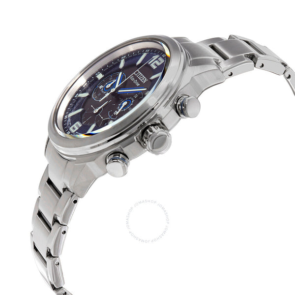 Citizen Chronograph Eco-Drive Blue Dial Men's Watch CA4381-81E - The Watches Men & Co #2