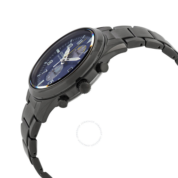 Citizen Chronograph Eco-Drive Blue Dial Men's Watch CA7027-83L - The Watches Men & Co #2