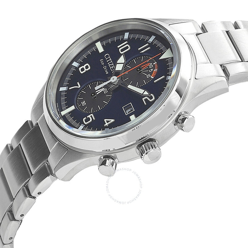 Citizen Chronograph Eco-Drive Blue Dial Men's Watch CA7028-81L - The Watches Men & Co #2